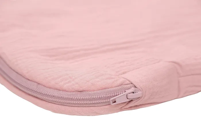 YOONCO - lekki, muślinowy śpiworek do spania dla niemowlaka | Brudny Róż
