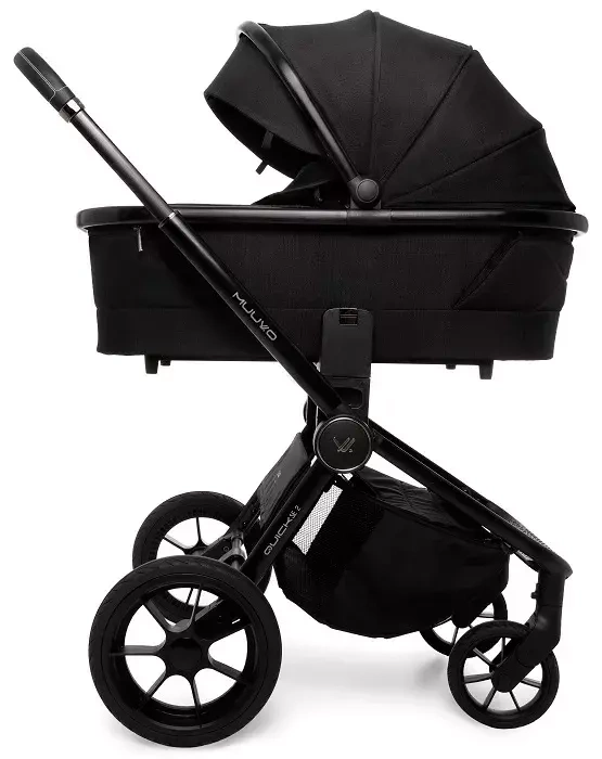 MUUVO Quick SE 2 - wózek wielofunkcyjny, zestaw 2w1 | Chromium Black (+ ADAPTERY)