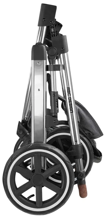 ABC DESIGN Salsa 4 Air - wózek wielofunkcyjny, zestaw 2w1 + okrycie na nóżki | Asphalt