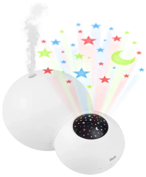 ALECTO BC-21 - nawilżacz powietrza z projektorem gwiazdek 2w1