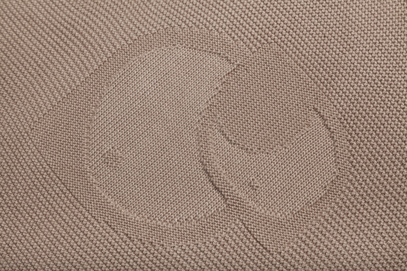 YOONCO Ptaszek - kocyk bambusowy 80x100 cm | Beżowy