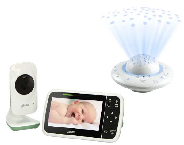 ALECTO DVM149GN - niania elektroniczna z kamerą i wyświetlaczem 4,3'' + projektor nocnego nieba GRATIS!
