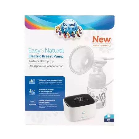 CANPOL BABIES - laktator elektryczny EASY&NATURAL 12/207