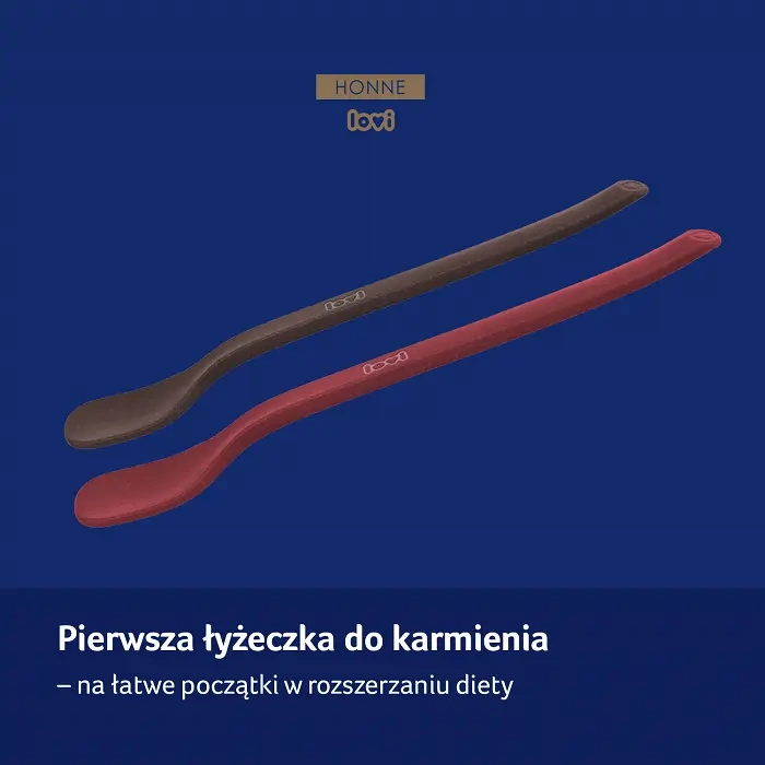 LOVI - łyżeczka do karmienia 2 szt. | Tamarillo