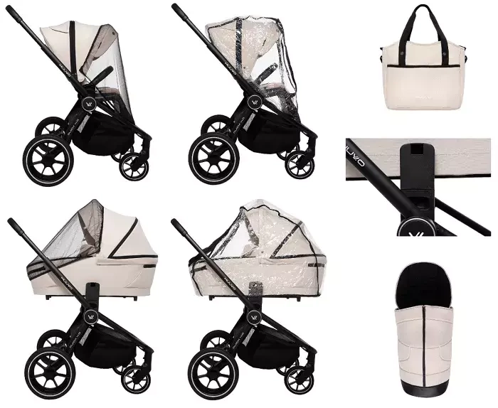 MUUVO Quick 4.0 - wózek wielofunkcyjny, zestaw 2w1 | Desert Sand (+ ADAPTERY)