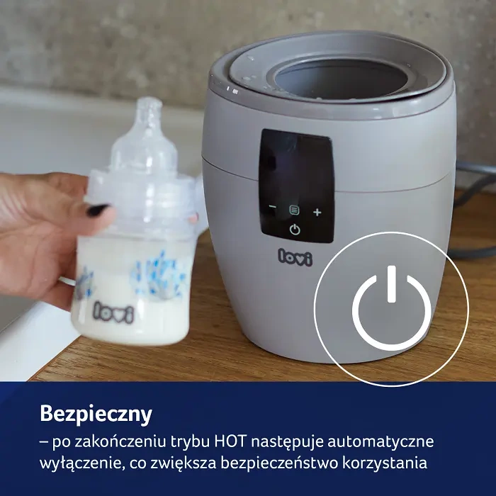 LOVI - podgrzewacz i sterylizator do butelek 4in1 | BIAŁY