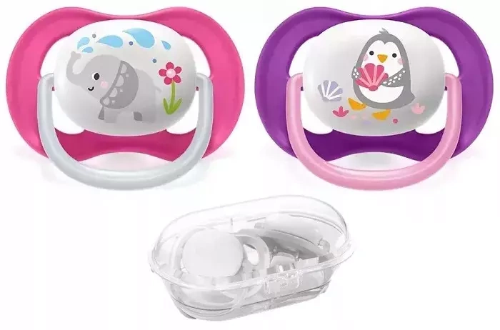 PHILIPS AVENT Ultra Air - smoczek ortodontyczny 2 szt. | 6-18 m