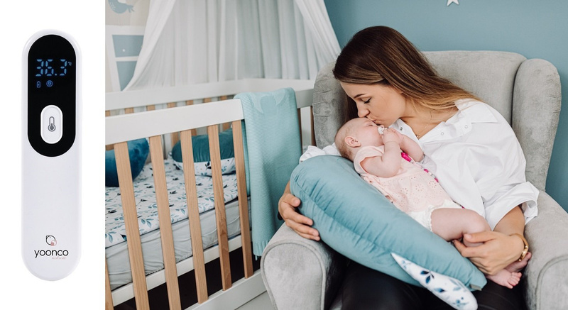 YOONCO Medical - termometr elektroniczny bezdotykowy | YT 7445