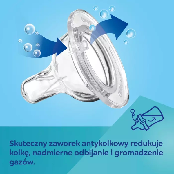 CANPOL BABIES - butelka szeroka antykolkowa 120ml EasyStart | GOLD różowa