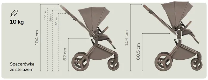 ANEX Flo - wózek wielofunkcyjny, zestaw 2w1 | Astra