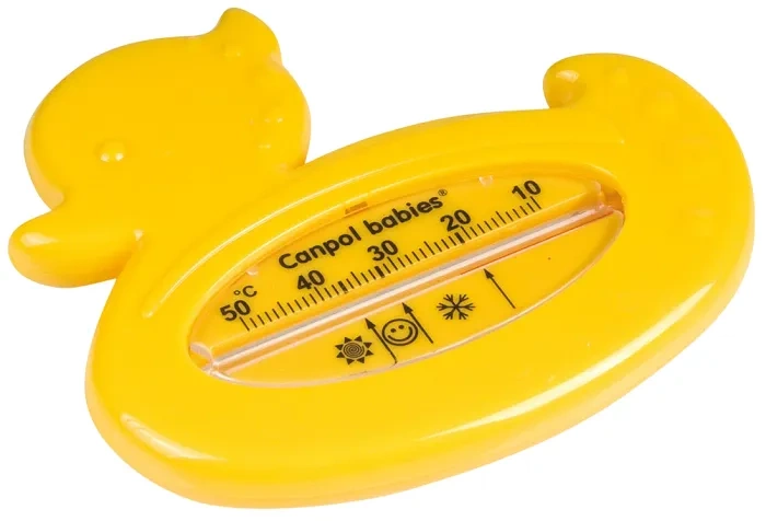 CANPOL BABIES - termometr do kąpieli dla niemowląt Kaczuszka | Żółty