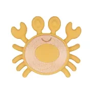 CANPOL BABIES - gryzak drewniano- silikonowy dla niemowląt | KRAB