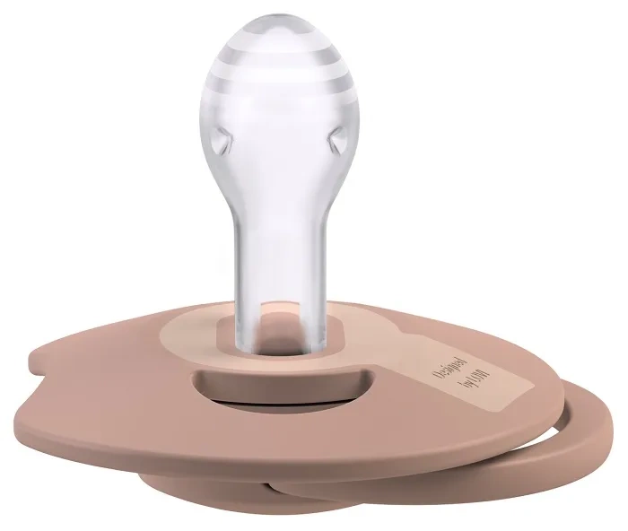 LOVI Prime - 2 x smoczek silikonowy dynamiczny 18 m+ | Nude/Blush