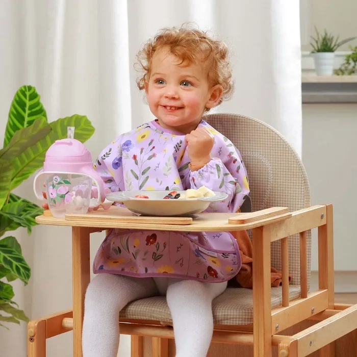 BABYONO - kubek niekapek z obciążoną słomką | Fioletowy