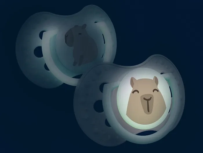 LOVI CapiChill - 2 x smoczek silikonowy dynamiczny 0-6 m | Girl