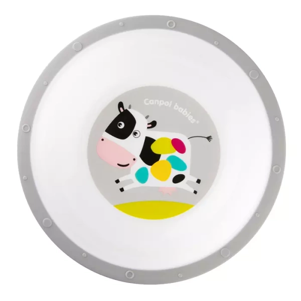 CANPOL BABIES - miska antypoślizgowa 270ml | KRÓWKA