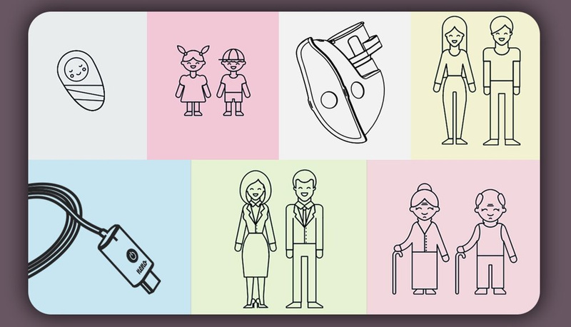 NENO Bene - mobilny nebulizator siateczkowy dla niemowląt, dzieci i dorosłych