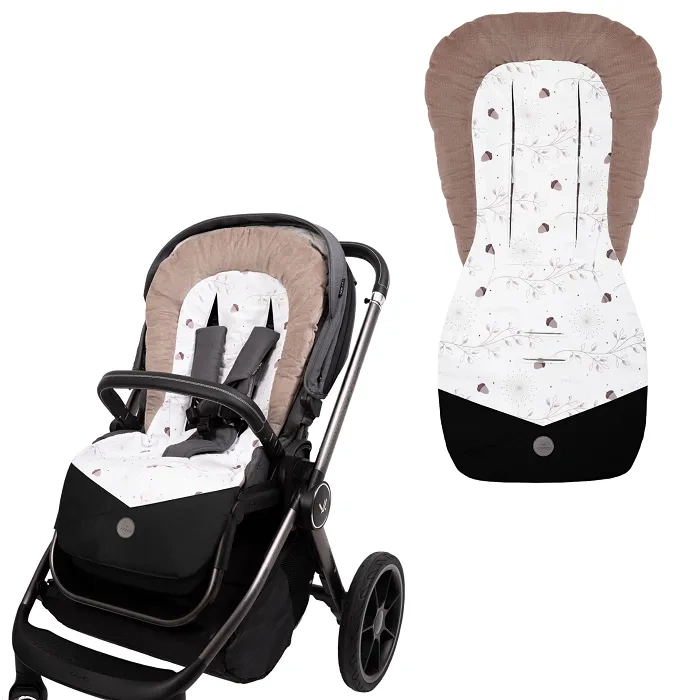 YOONCO - dwustronna wkładka do wózka | Forest