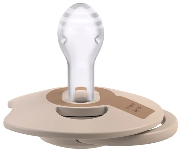 LOVI Prime - 2 x smoczek silikonowy dynamiczny 6-18 m | Nude/Blush