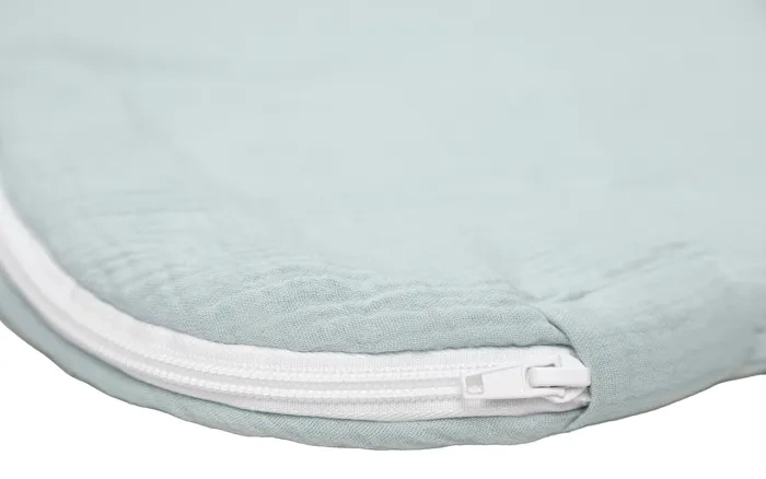 YOONCO - całoroczny, muślinowy śpiworek do spania dla niemowlaka | Mięta