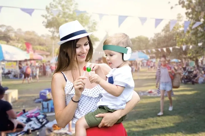 ALECTO BV-72 - słuchawki wygłuszające dla niemowląt i małych dzieci 12 m+ | Zielone