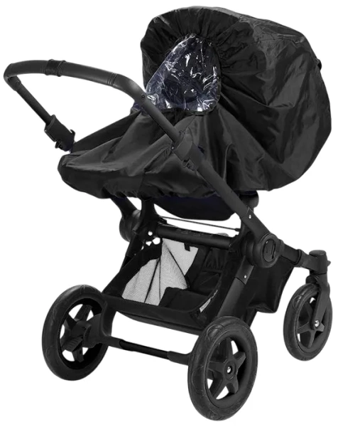 ELODIE DETAILS - osłona przeciwdeszczowa do wózka 2w1 | Brillant Black
