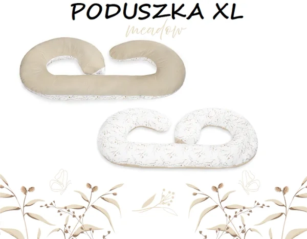 YOONCO - poduszka wielofunkcyjna ciążowa XL | Meadow