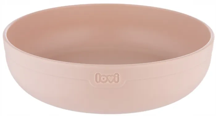 LOVI - zestaw naczyń: miseczka, talerz i kubek | Nude