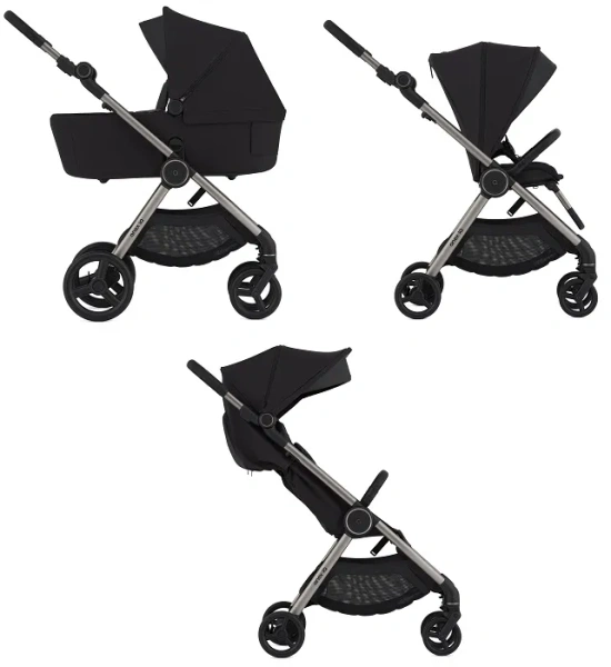 ANEX IQ Premium - wózek wielofunkcyjny, zestaw 3w1 z buggy | Darke