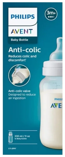PHILIPS AVENT Anti-colic - butelka antykolkowa 330 ml | 3 m+
