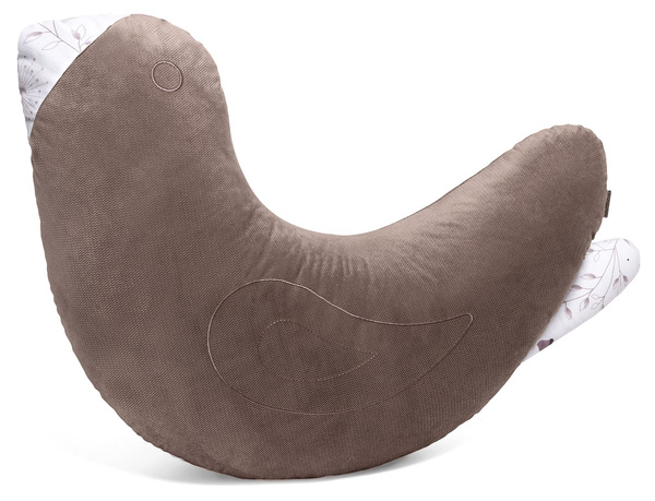 YOONCO - poduszka wielofunkcyjna duża Ptaszek | Forest Velvet