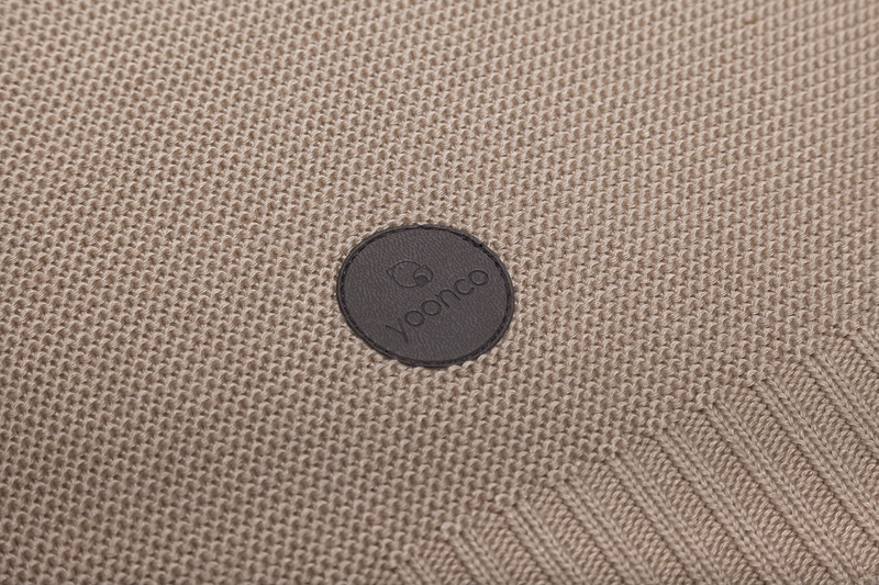 YOONCO Ptaszek - kocyk bambusowy 80x100 cm | Beżowy