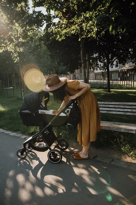 MUUVO - bambusowe prześcieradło do gondoli 75 x 35 cm | Beige