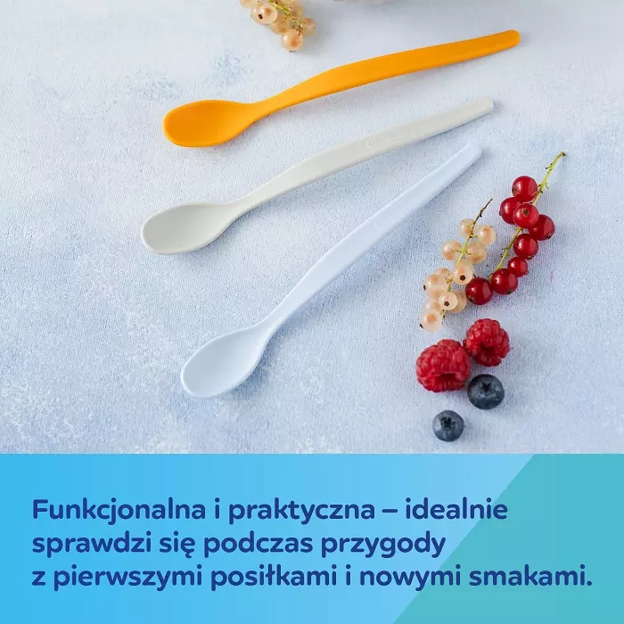 CANPOL BABIES - zestaw pierwszych łyżeczek do karmienia 3szt.