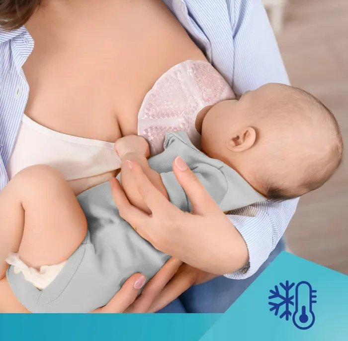 CANPOL BABIES - kompresy żelowe na piersi do terapii ciepłem lub zimnem | 2 szt.