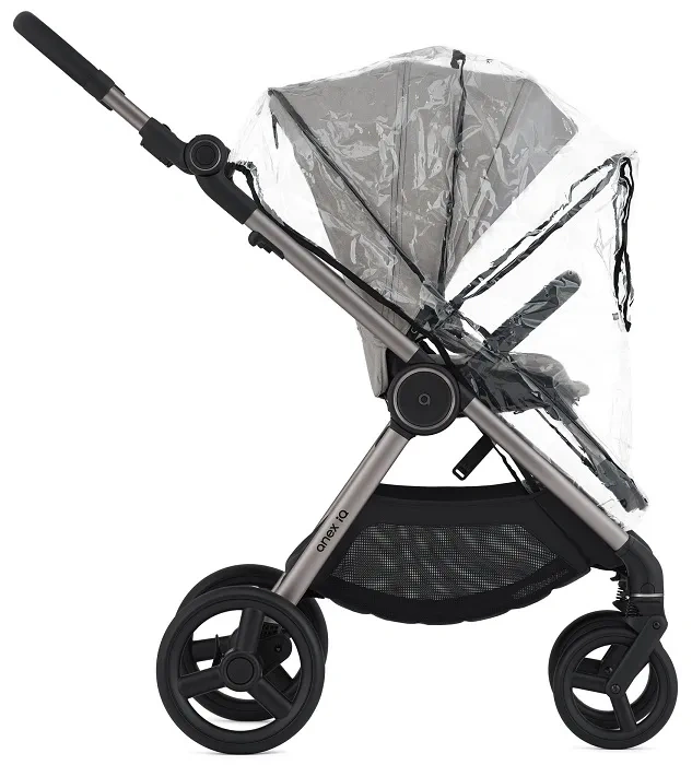 ANEX IQ Premium - wózek wielofunkcyjny, zestaw 3w1 z buggy | Silve