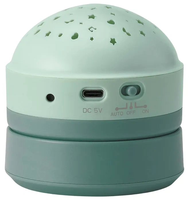 ALECTO BC130 - projektor 2w1 z białym szumem i kołysankami | Miętowy