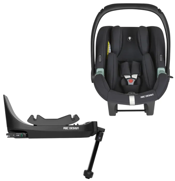 ABC DESIGN Tulip i-Size - fotelik samochodowy 0-13 kg + obrotowa baza Root | Black
