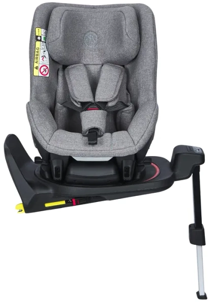 AVIONAUT Aerofix Smart - fotelik samochodowy 0-18,5 kg + obrotowa baza IQ Orbit | Grey