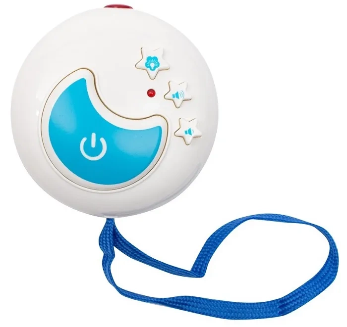 BABY MIX - karuzela do łóżeczka z pozytywką, projektorem i pilotem | Niebieska