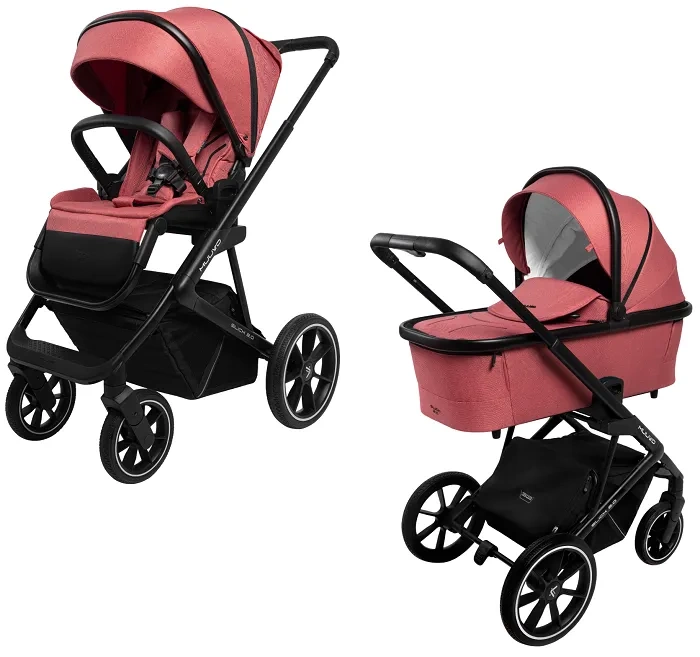 MUUVO Slick 2.0 - wózek wielofunkcyjny, zestaw 2w1 | Pure Pink