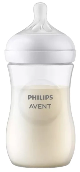 PHILIPS AVENT Natural Response - responsywna butelka antykolkowa 260 ml + smoczek 2 szt. | 3 m+