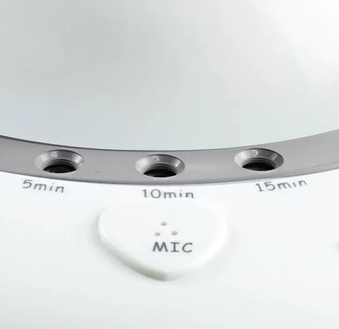 ALECTO BC-125GS - projektor nocnego nieba z czujnikiem dźwięku i kołysankami | Szary