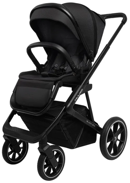 MUUVO Slick 2.0 - wózek wielofunkcyjny, zestaw 2w1 | Classic Black