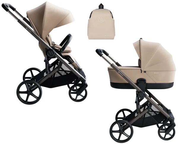 AVIONAUT Sirius - wózek wielofunkcyjny, zestaw 2w1 | Beige (+ ADAPTERY)