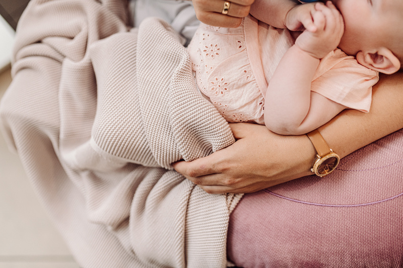 YOONCO Ptaszek - kocyk bambusowy 80x100 cm | Szary