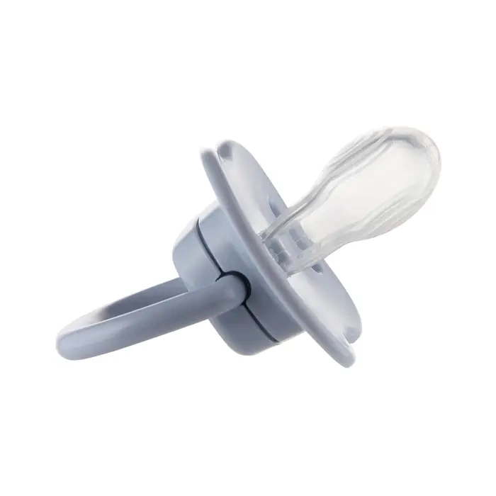 CANPOL BABIES - smoczek uspokajający silikonowy 18m+ symetryczny CUTE ANIMALS | niebieski