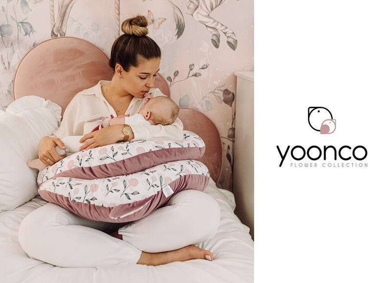 YOONCO - poduszka do karmienia Rogal | Flower