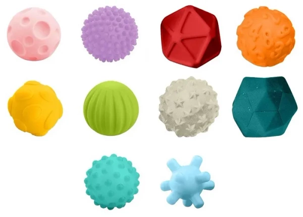 BABY MIX - zestaw zabawek sensorycznych 10 szt.