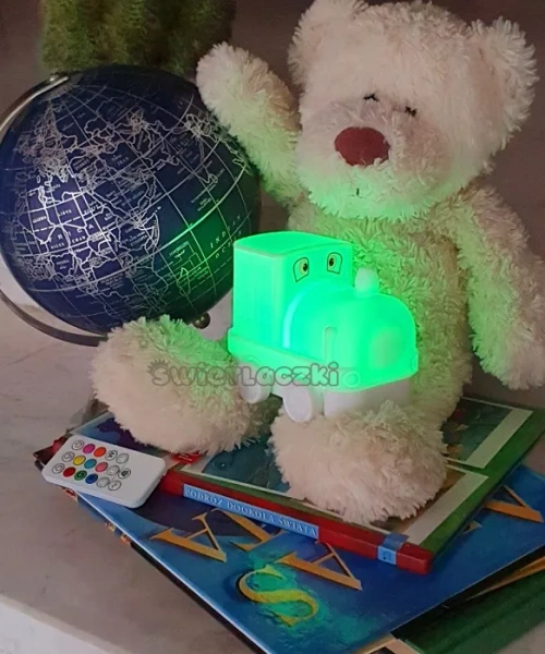 MESMED Świetlaczki - lampka silikonowa z pilotem | Lokomotywa